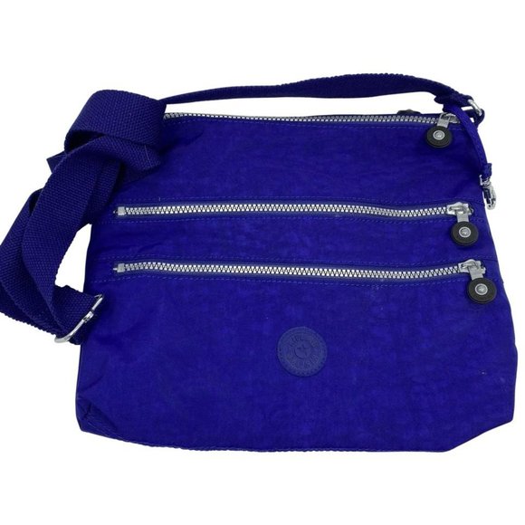 Kipling Blue Nylon Mini Crossbody Bag - Picture 1 of 8